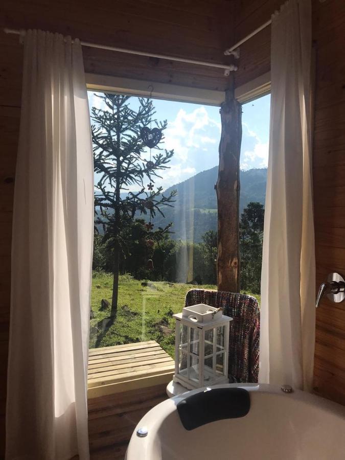 Cabana Refúgio - Pousada Colina dos Ventos Urubici Exterior foto