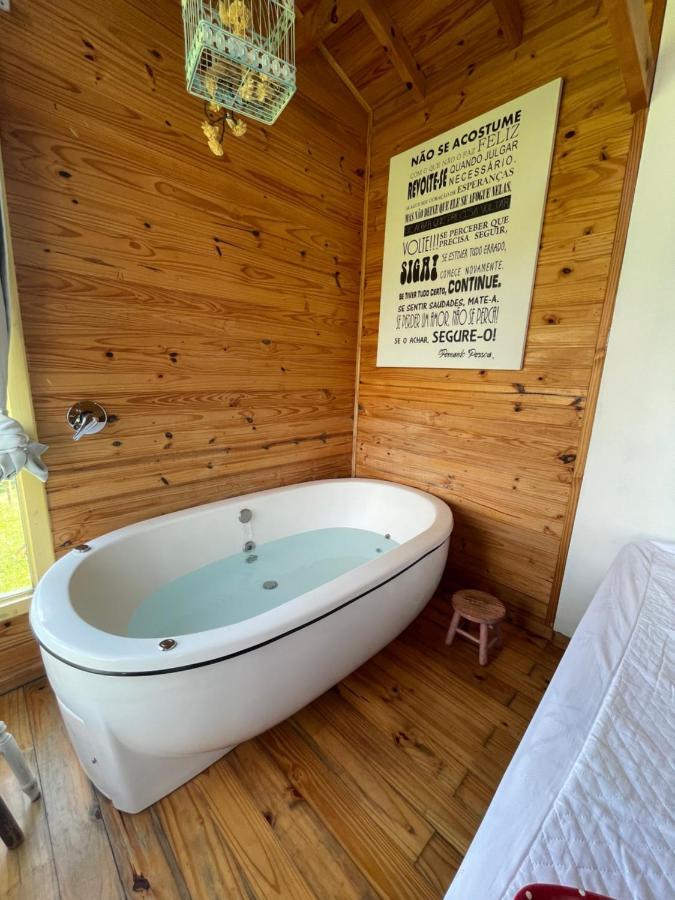 Cabana Refúgio - Pousada Colina dos Ventos Urubici Exterior foto