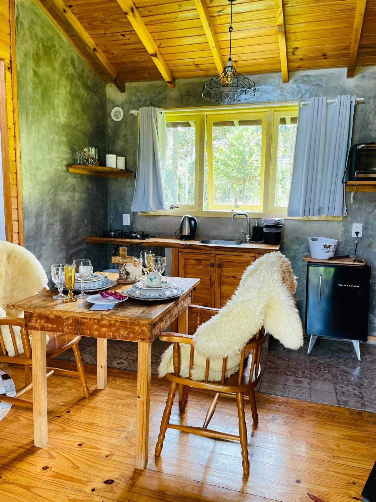 Cabana Refúgio - Pousada Colina dos Ventos Urubici Exterior foto